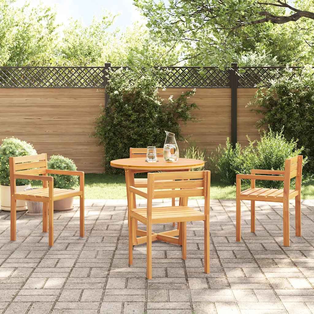 Garden Chairs 4 pcs 50x53x80 cm Solid Wood Acacia